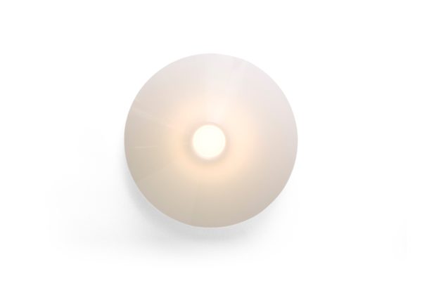 Lámpara Ono Flush Mount 350 en color Blanco Ópalo Acrílico - Imagen 7