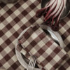 Mantel Bothy Check en color Canela/Verde Gris - Imagen 2